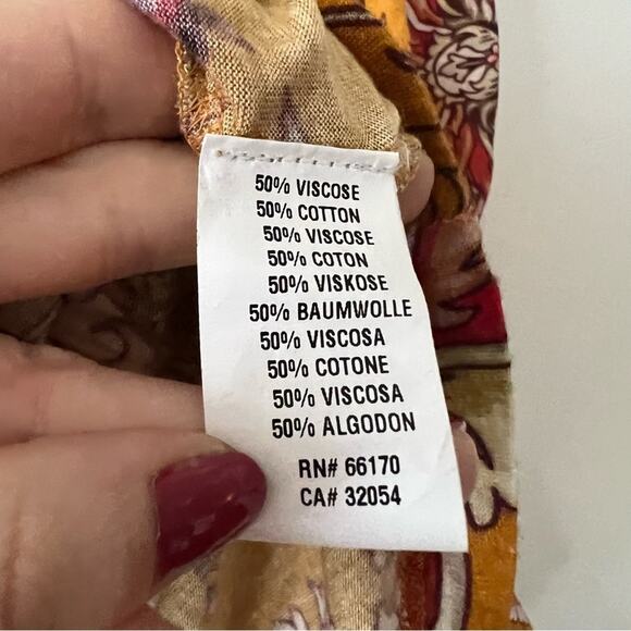 Anthropologie Conditions Apply Smocked Sweetheart Blouse - Picture 6 of 6